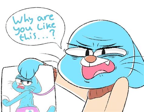 Anais Errrrrr Watterson is the tritagonist and one of the main characters of The Amazing World of <strong>Gumball</strong>. . Gumball r34